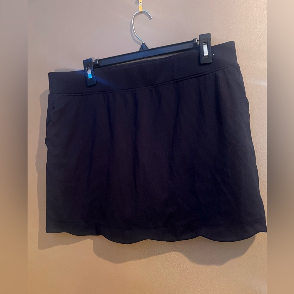 Scalloped Pebble Beach Skort | XL | Navy Blue | Scalloped Bottom | 16.5" | Golf